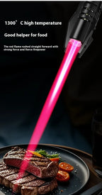 Gas Lighter Kitchen Cooking Powerful Metal Windproof Torch Flame Jet Barbecue Smoking Accessories Cigar Lighters Men's Gift