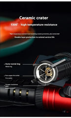 Gas Lighter Kitchen Cooking Powerful Metal Windproof Torch Flame Jet Barbecue Smoking Accessories Cigar Lighters Men's Gift